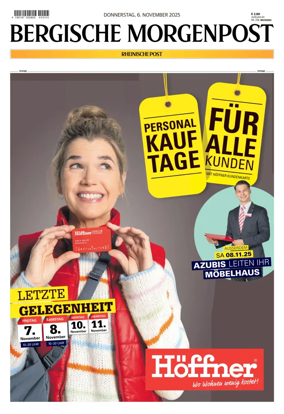 Cover of Bergische Morgenpost Wermelskirchen/Hückeswagen/Radevormwald