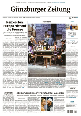 Cover of Guenzburger Zeitung