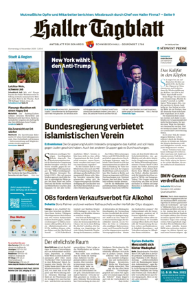Cover of Haller Tagblatt