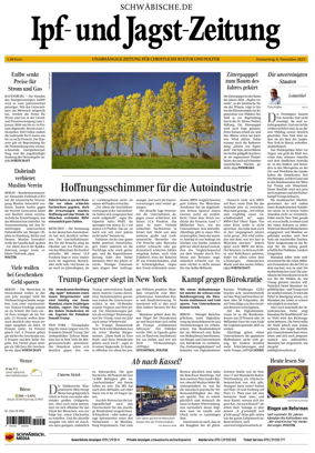 Cover of Ipf- und Jagst-Zeitung