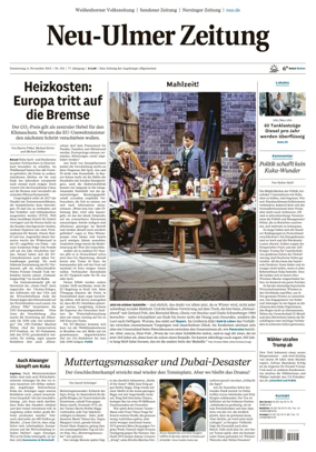 Cover of Neu-Ulmer Zeitung