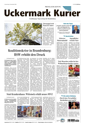Cover of Prenzlauer Zeitung