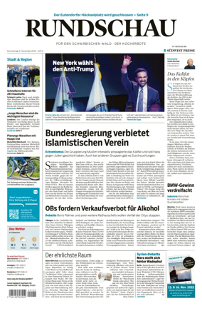 Cover of Rundschau für den Schwäbischen Wald – Der Kocherbote