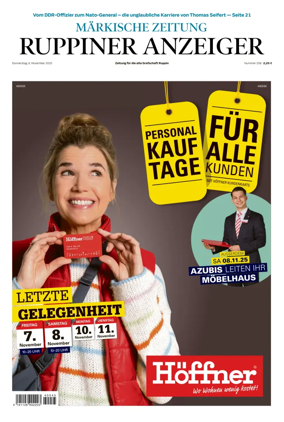 Cover of Ruppiner Anzeiger