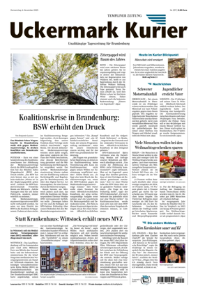 Cover of Templiner Zeitung