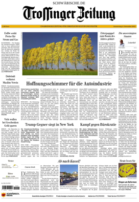 Cover of Trossinger Zeitung