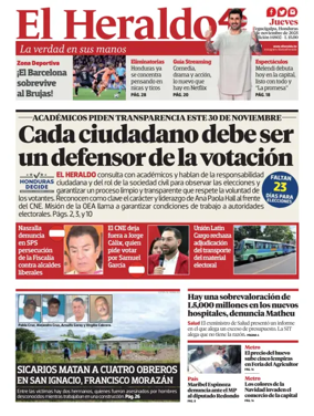 Cover of Diario El Heraldo