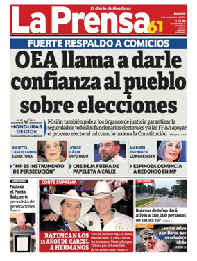 Cover of Diario La Prensa