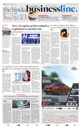 Cover of BusinessLine (Chennai)