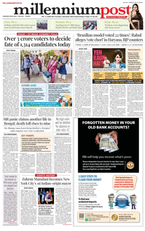 Cover of Millennium Post (Kolkata)