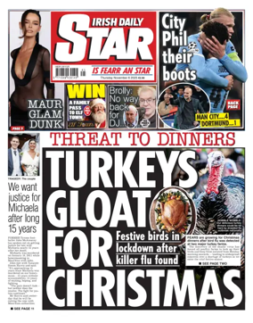 Cover of Irish Daily Star