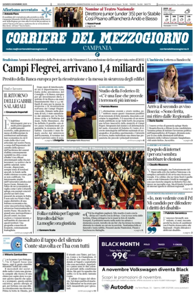 Cover of Corriere del Mezzogiorno (Campania)