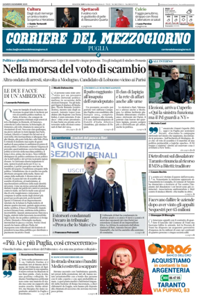 Cover of Corriere del Mezzogiorno (Puglia)