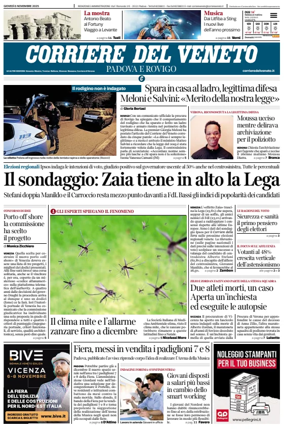 Cover of Corriere del Veneto (Padova e Rovigo)