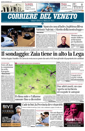 Cover of Corriere del Veneto (Treviso e Belluno)