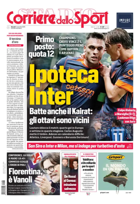 Cover of Corriere dello Sport (Lombardia)