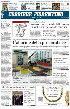 Cover of Corriere Fiorentino