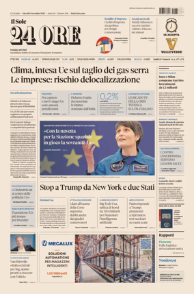Cover of Il Sole 24 Ore