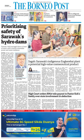 Cover of The Borneo Post
