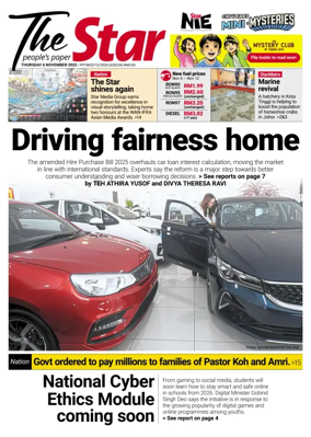 Cover of The Star Malaysia