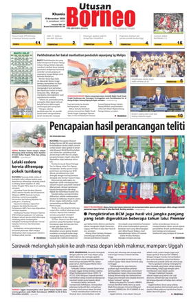 Cover of Utusan Borneo (Sarawak)