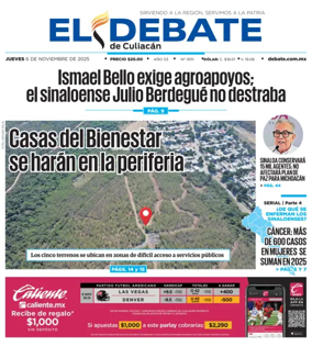 Cover of El Debate de Culiacán