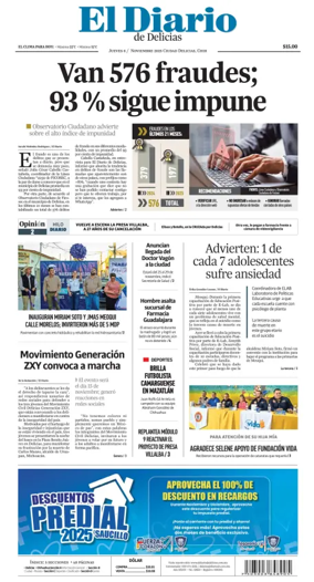 Cover of El Diario de Delicias