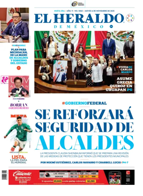 Cover of El Heraldo de Mexico