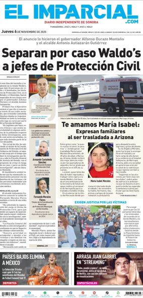 Cover of El Imparcial
