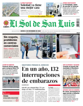 Cover of El Sol de San Luis Potosi