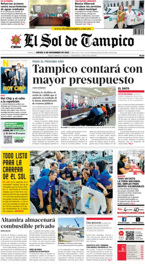 Cover of El Sol de Tampico