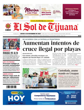 Cover of El Sol de Tijuana