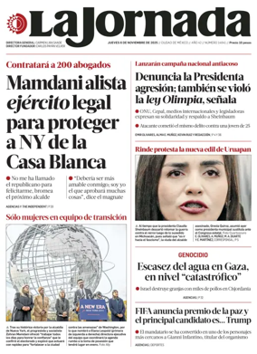 Cover of La Jornada