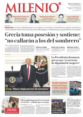Cover of Milenio Monterrey