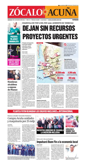 Cover of Zócalo Acuña