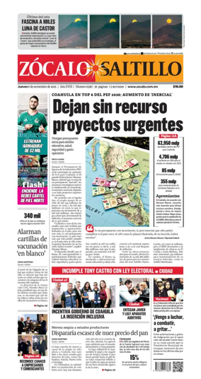 Cover of Zócalo Saltillo