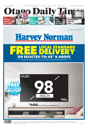 Cover of Otago Daily Times