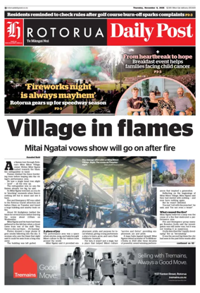 Cover of Rotorua Daily Post