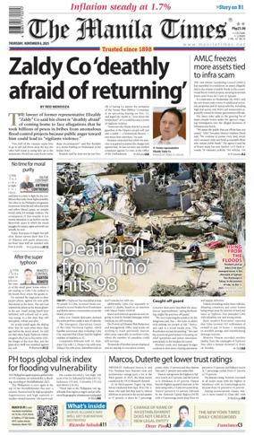 Cover of Manila Times