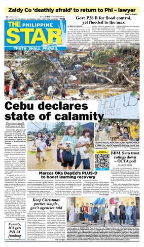 Cover of The Philippine Star