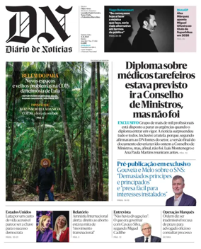 Cover of Diario de Noticias
