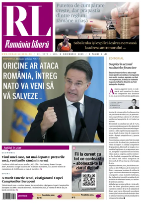 Cover of Romania Libera