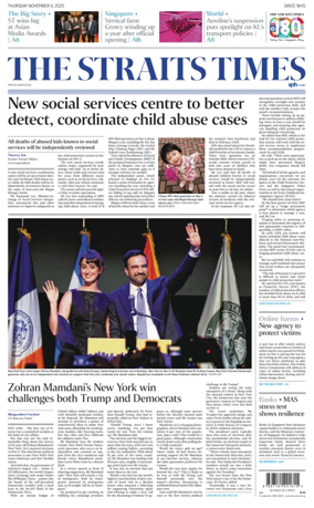 Cover of The Straits Times