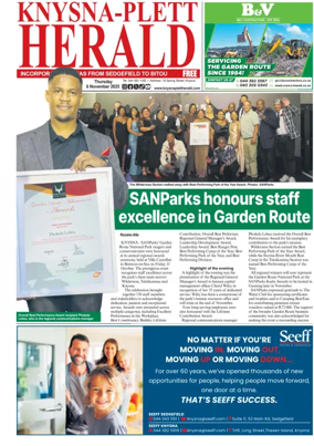 Cover of Knysna-Plett Herald