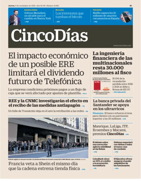 Cover of Cinco Días