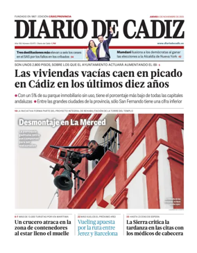 Cover of Diario de Cadiz