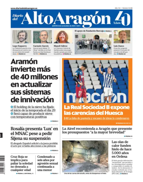 Cover of Diario del Alto Aragón