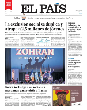 Cover of El País (1ª Edición)