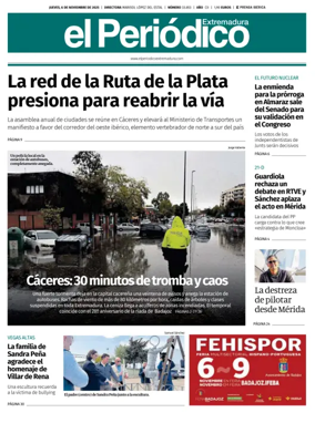 Cover of El Periódico Extremadura
