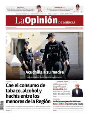 Cover of La Opinión de Murcia